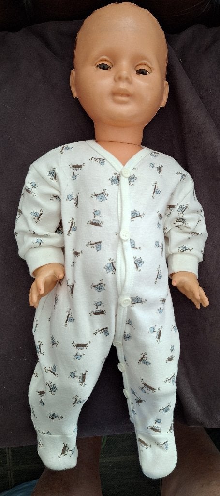 grote pop in pyjama, Kinderen en Baby's, Speelgoed | Poppen, Ophalen, Zo goed als nieuw