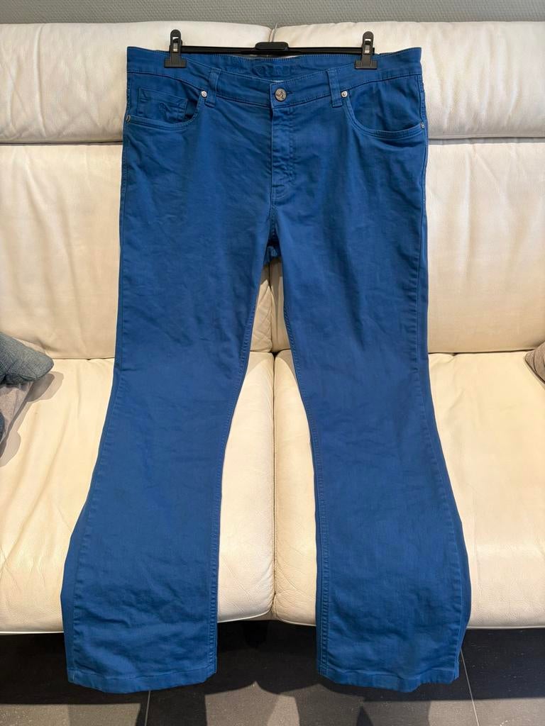 Blauwe broek van Cricket & Co (50)., Ophalen of Verzenden, Zo goed als nieuw, Blauw, W33 - W34 (confectie 48/50)
