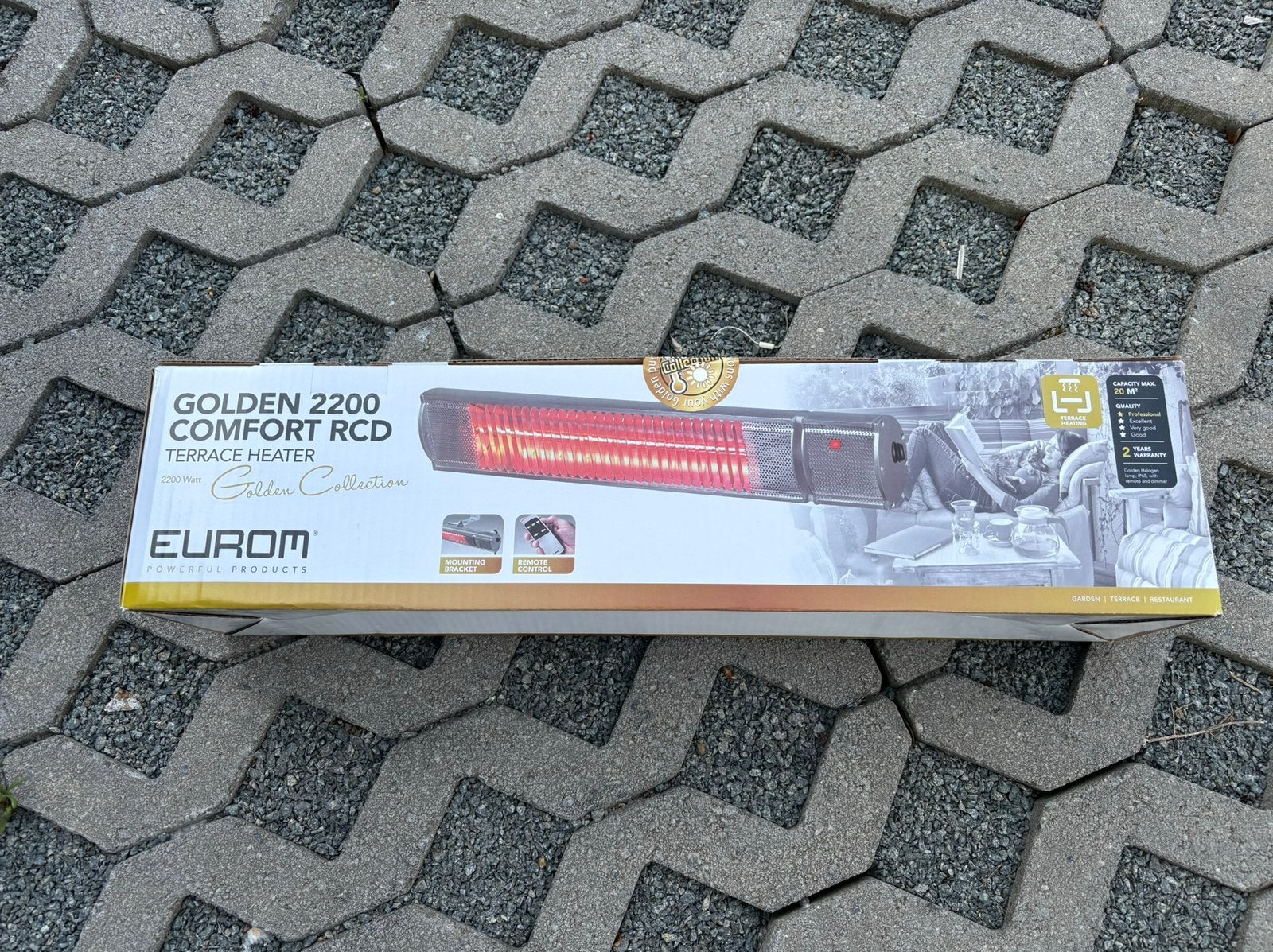 Terrasverwarmer, Tuin en Terras, Ophalen, Nieuw