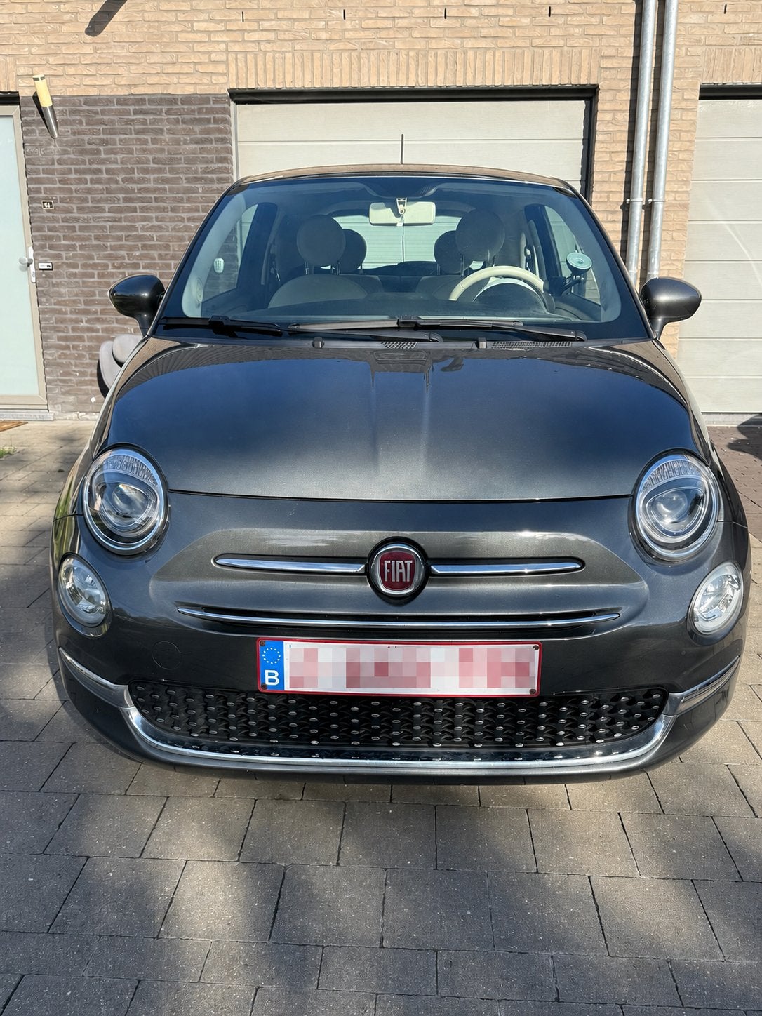 fiat 500 1.2i lounge MTA, Auto's, Fiat, Automaat, 4 zetels, Leder en Stof, USB