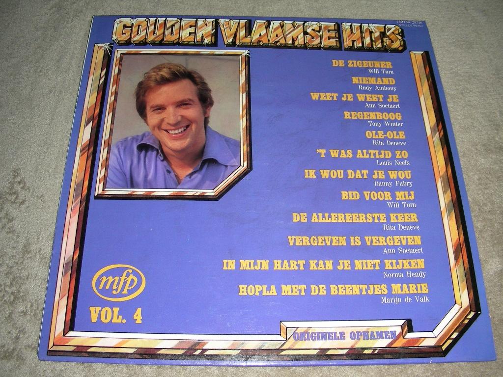 LP Gouden Vlaamse Hits Will Tura, Danny Fabry, Rita Deneve, CD & DVD, Enlèvement ou Envoi, Comme neuf, 12 pouces