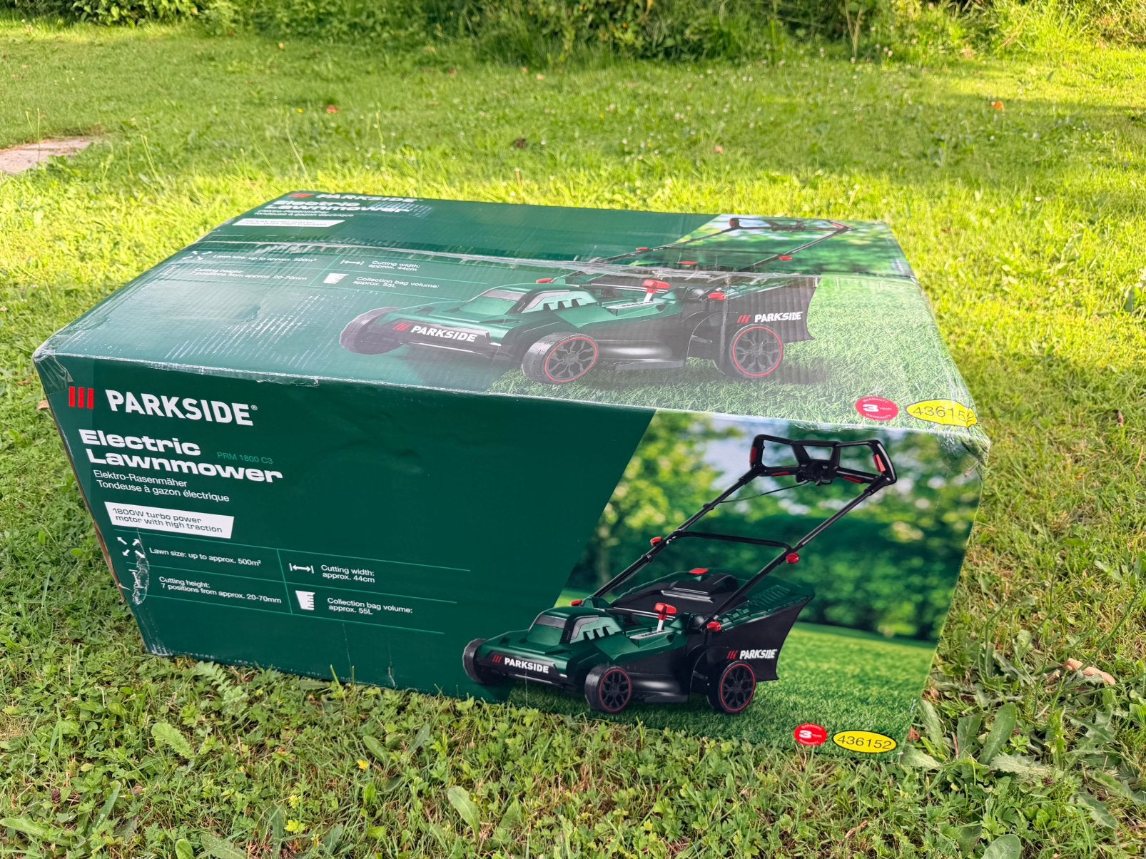 Nieuw Parkside PRM 1800 C3 Elektrische Grasmaaier, Tuin en Terras, Grasmaaiers, Ophalen, Nieuw, Elektrische grasmaaier, Opvangzak