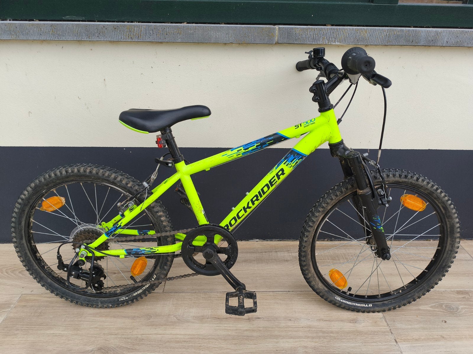 VTT Rockrider 550st -24 pouces, Vélos & Vélomoteurs, Frein sur jante, Repose-pieds, Utilisé, 20 à 24 pouces
