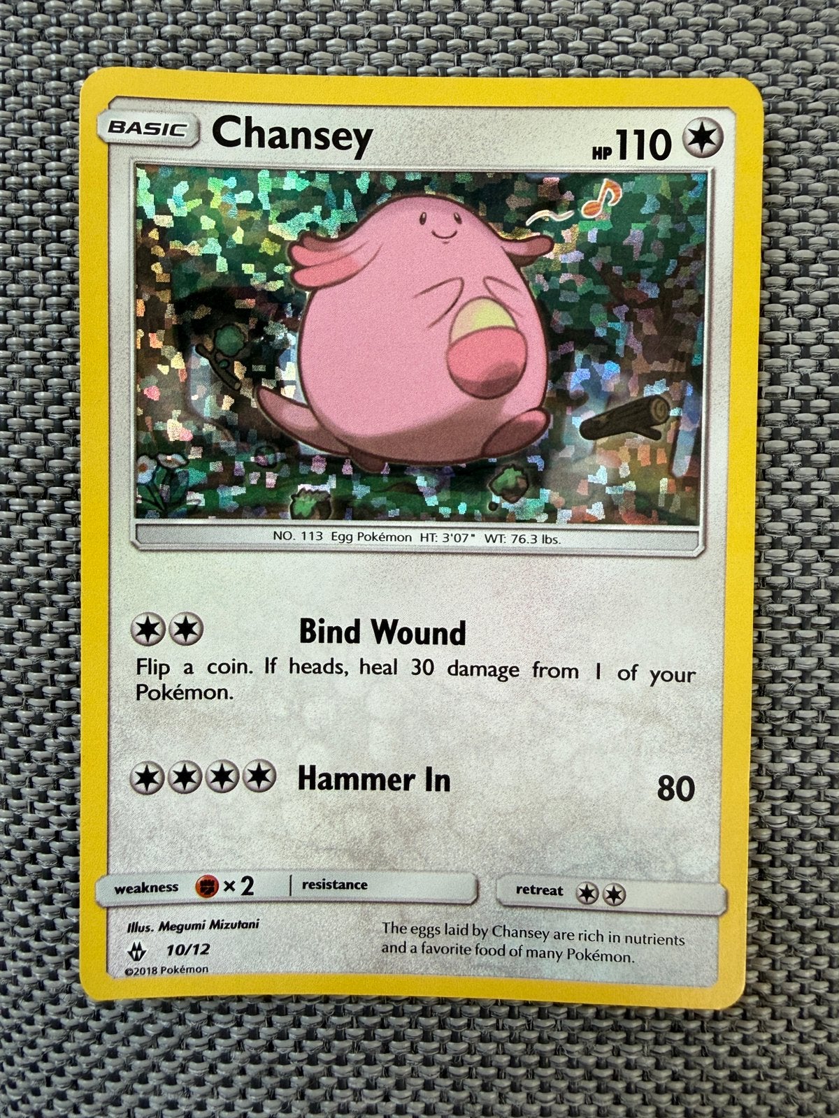 pokémon - Chansey - Holo McDonald's Promos 2018, 010/012, Enlèvement, Comme neuf