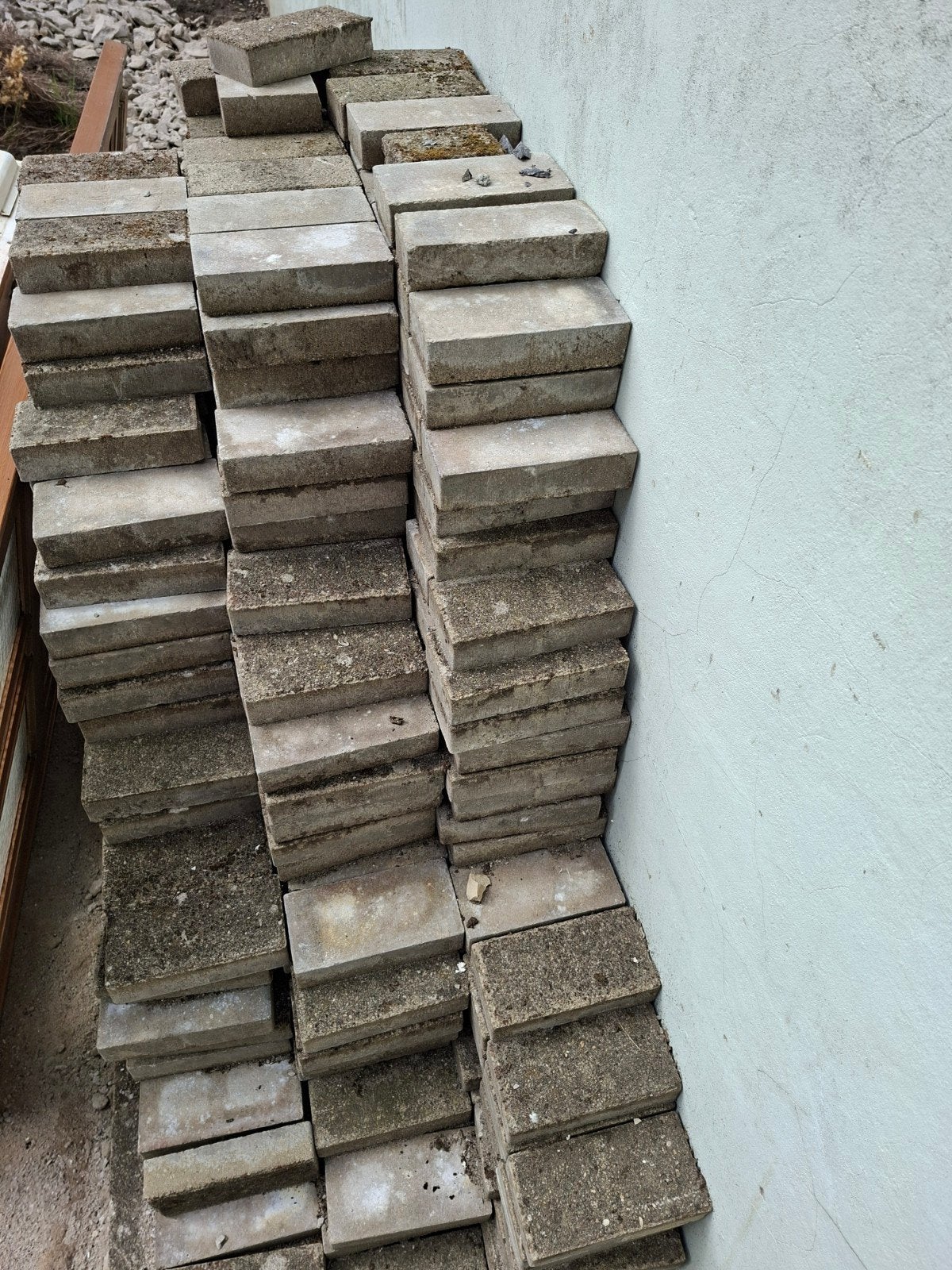 A donner: pavés de terrasse environ 30m2, Jardin & Terrasse, Enlèvement