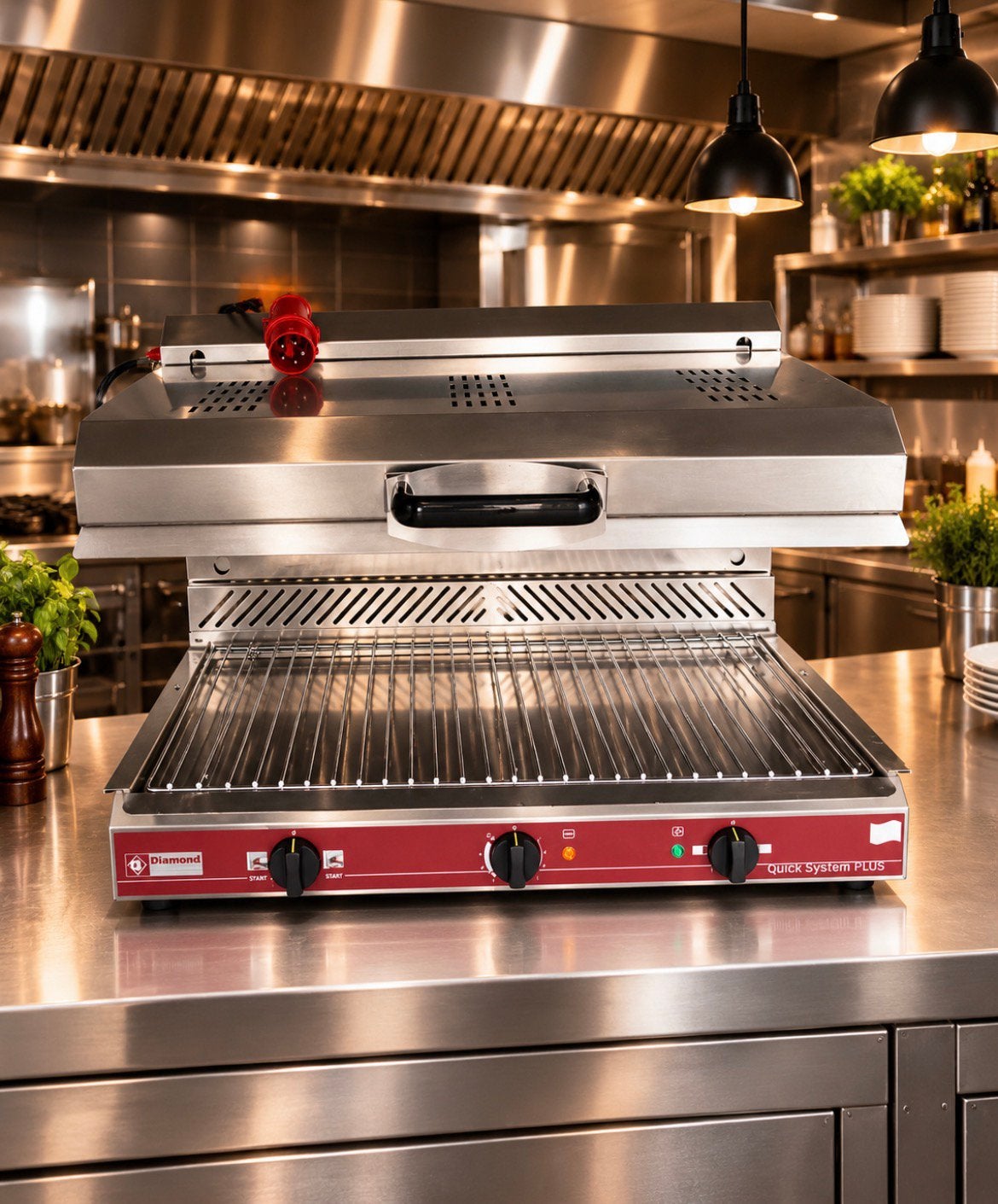 Salamander-Grill Diamond Quick System PLUS, Ophalen, Gebruikt, Fornuis, Frituur en Grillen