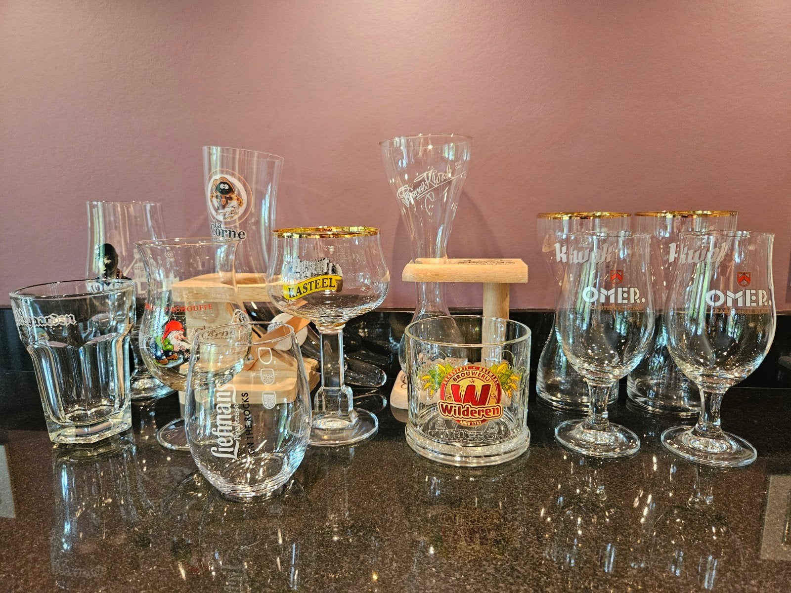 Lot bierglazen 10x (2 Omerglazen zijn reeds gereserveerd), Enlèvement, Neuf, Verre à bière