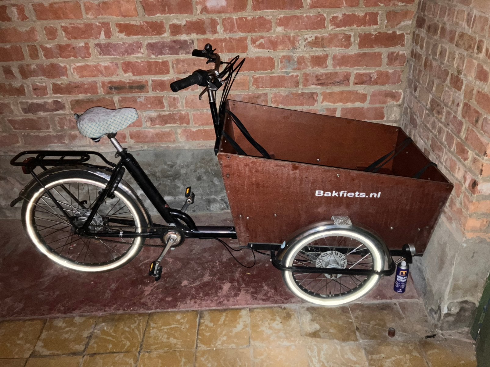 Bakfiets . nl driewieler, Ophalen, Gebruikt, 4 kinderen of meer, Overige merken