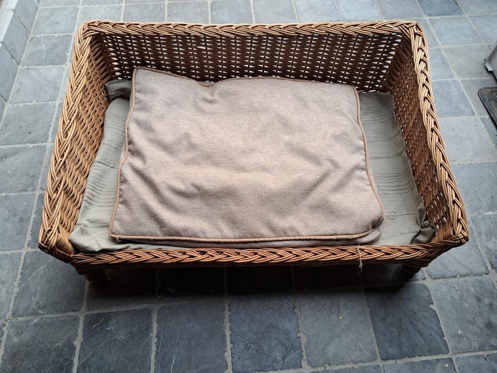 Rieten hondenmand 1m op 60 cm, Dieren en Toebehoren, Ophalen