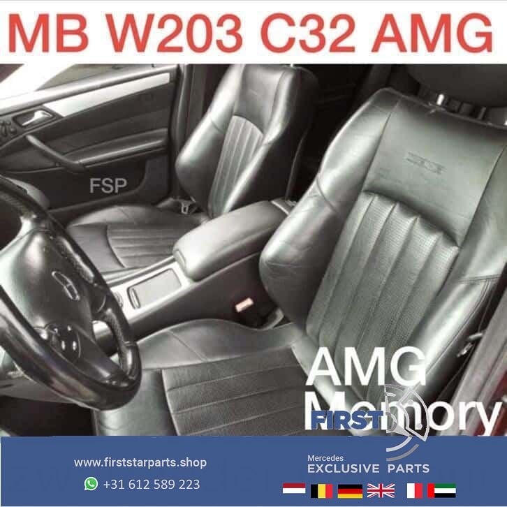 W203 C32 C55 AMG leder interieur Mercedes C Klasse 2006 AMG, Utilisé, -, -, Enlèvement ou Envoi