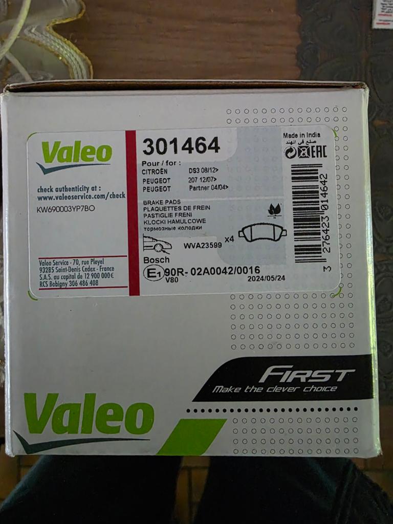 Plaquettes freins AV peugeot 2008, Ophalen, Nieuw, Peugeot