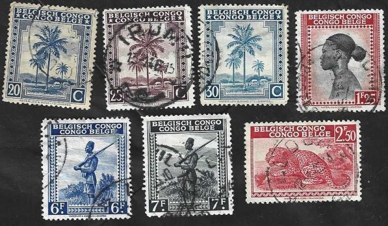 7 Postzegels Palmen diverse onderwerpen voorrang Nederlands, Enlèvement ou Envoi, Autres pays, Affranchi
