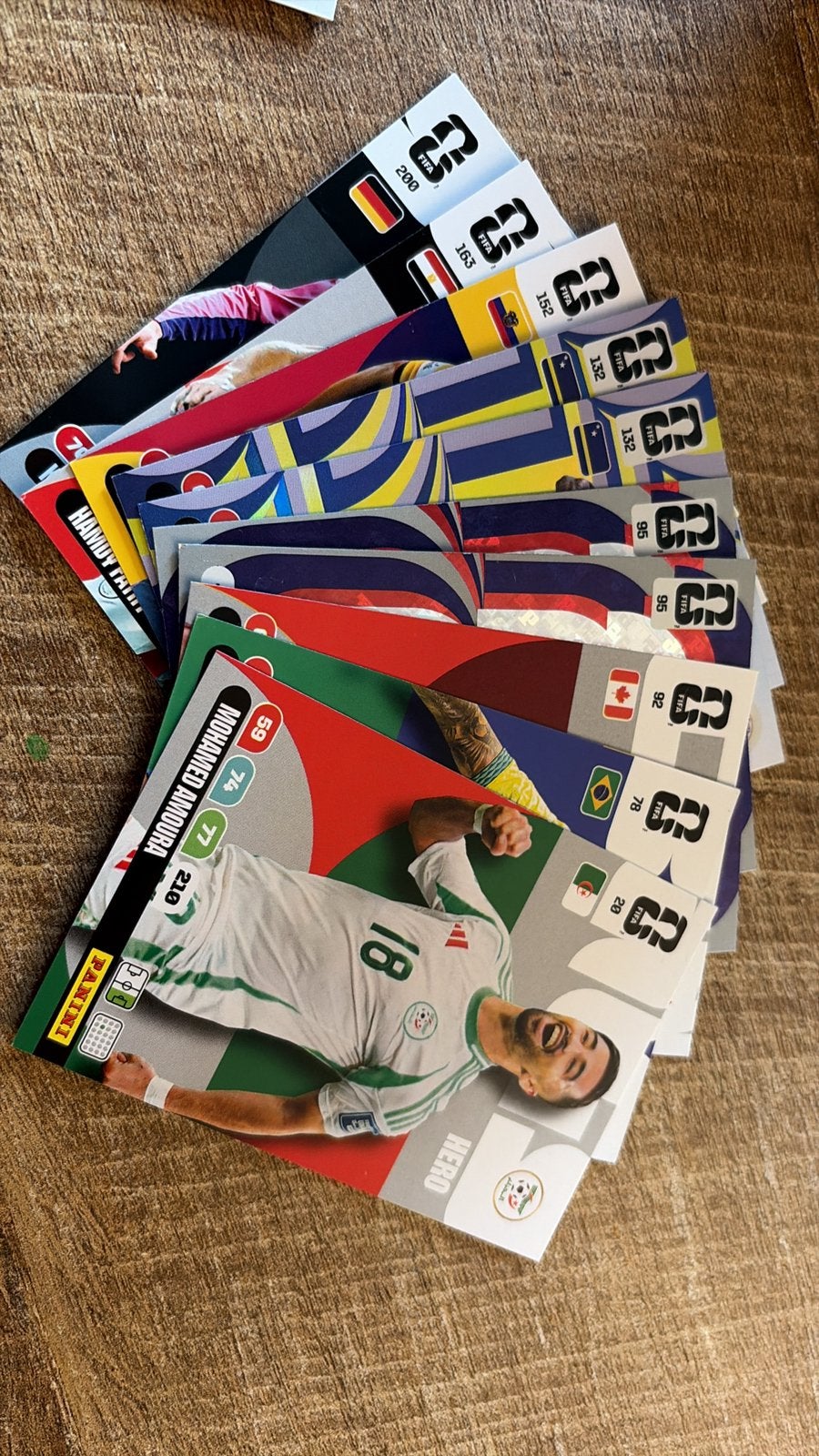 Panini kaarten te ruil, Ophalen, Nieuw