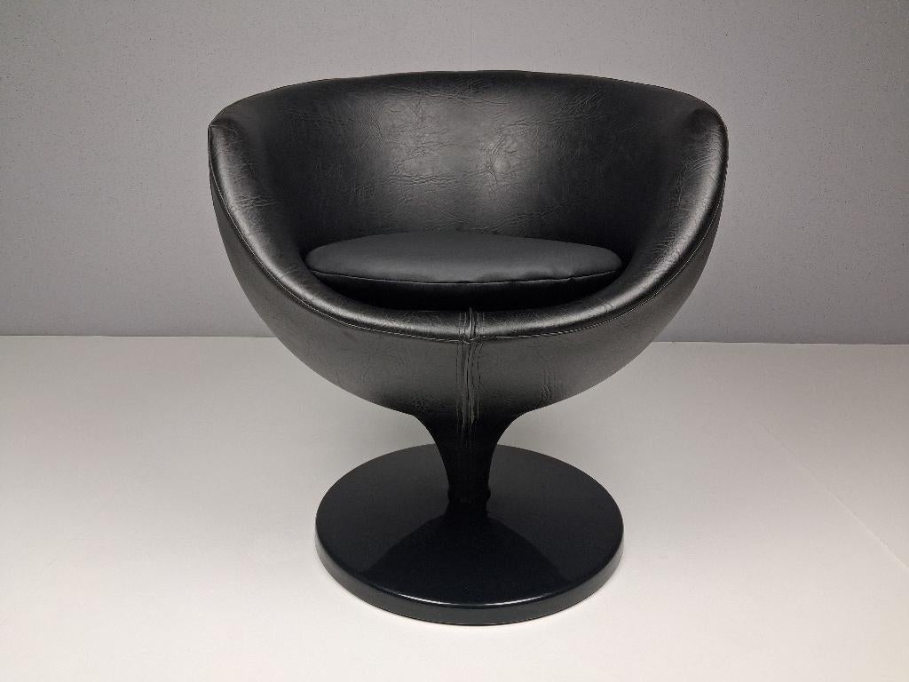 Vintage Luna Chair, Pierre Guariche voor Meurop 1967, Huis en Inrichting, Fauteuils, Ophalen, Gebruikt, Minder dan 75 cm, Vintage