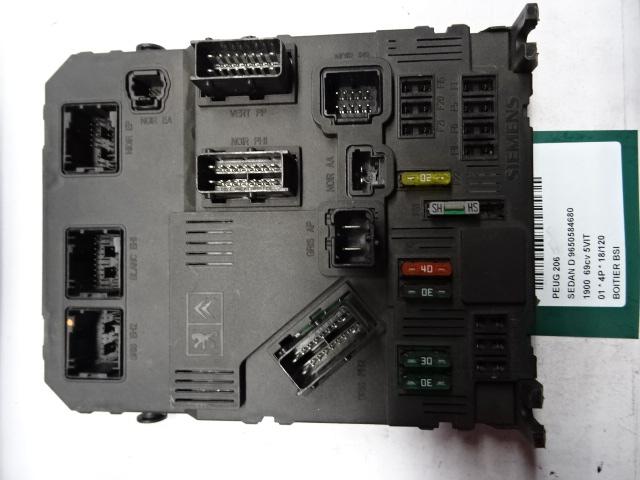 ORDINATEUR UNITE COMMANDE ELECTRONIQUE 206 (2A / C/H/J/S), Utilisé, Peugeot