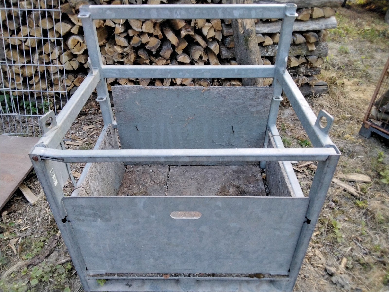 Palette pour bouteille de gaz en acier galvanisé. Nacelle, Tuin en Terras, Bergingen en Tuinkasten, Ophalen