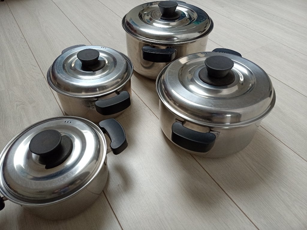 kookpotten en soepketel, Ophalen, Inox