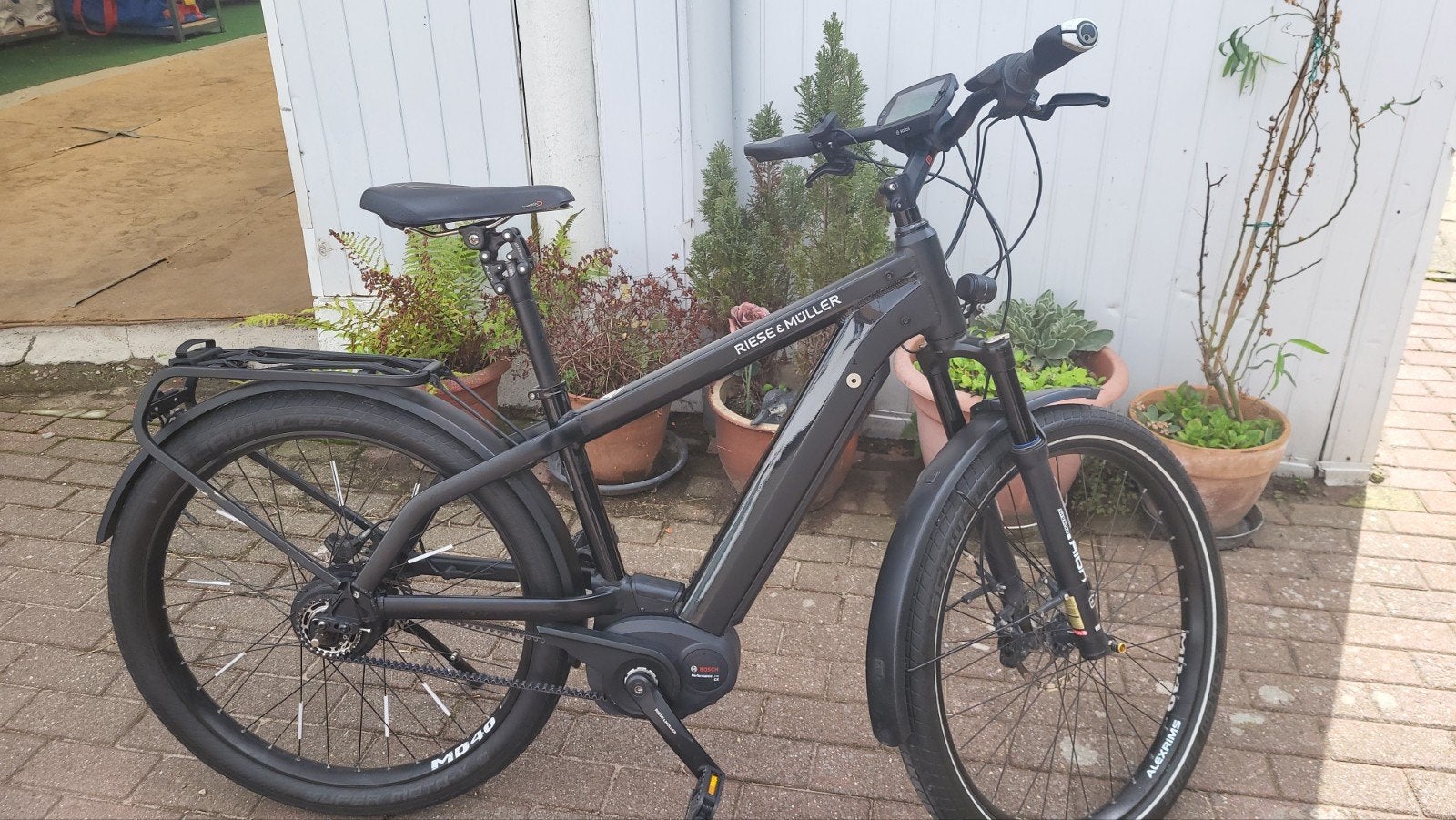 riese & muller e-bike, Ophalen