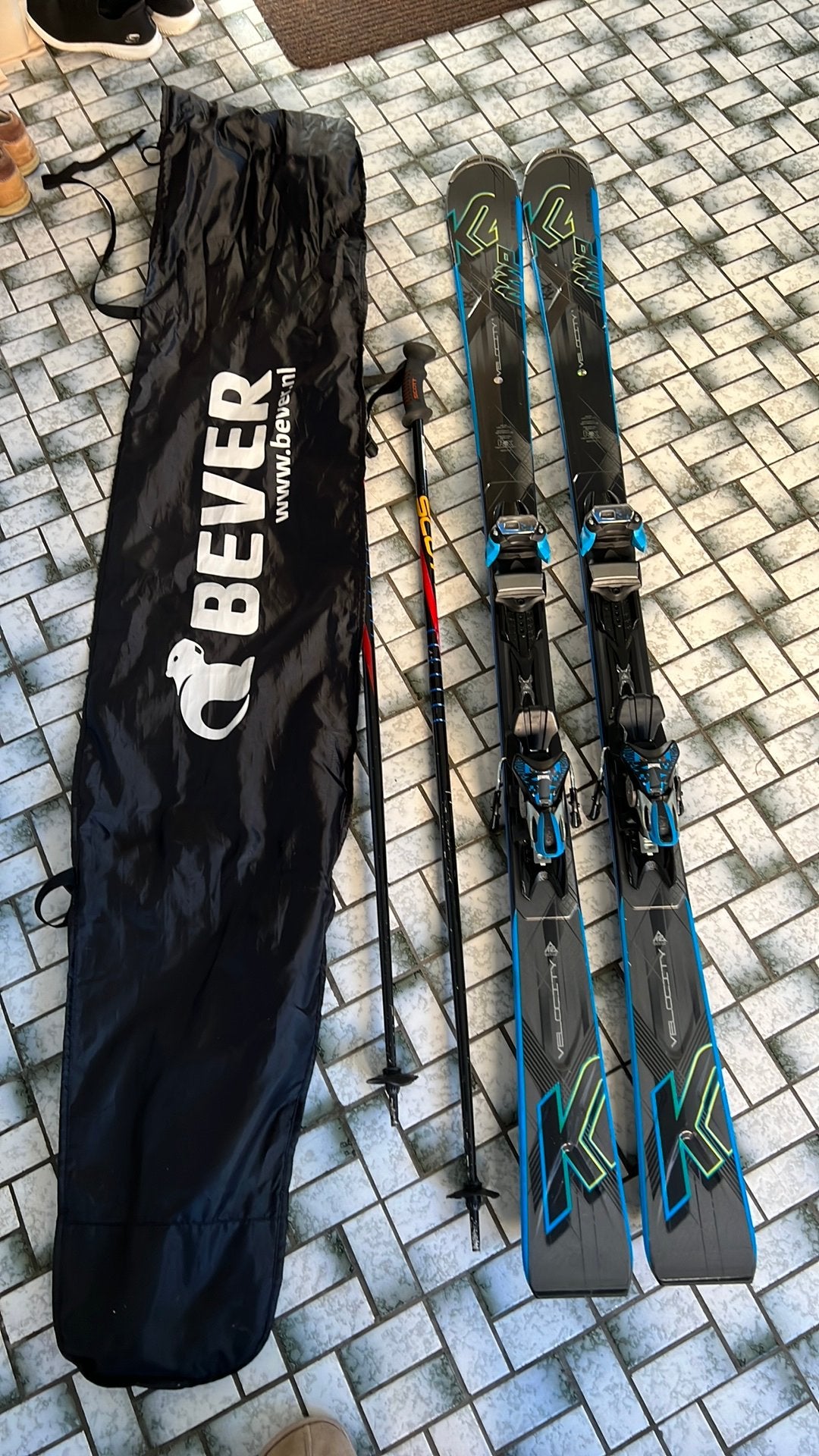 K2 Velocity 165, Ophalen, Zo goed als nieuw, Ski, Ski's