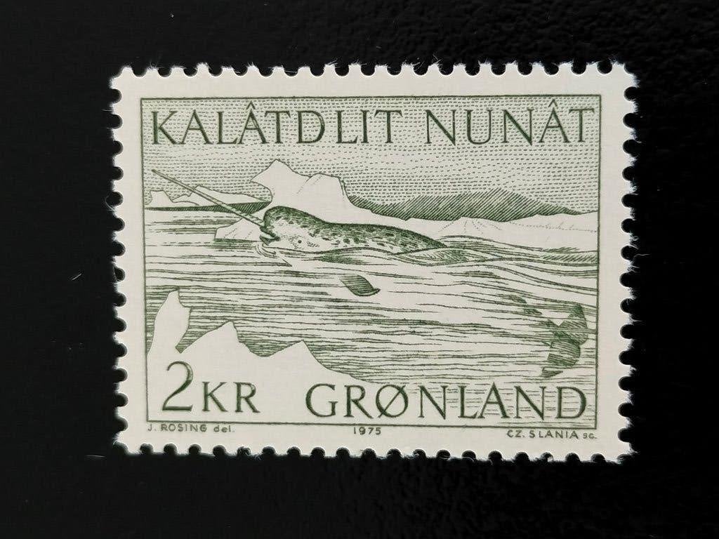 Groenland 1975 - wilde dieren - narwal - onderwaterfauna **, Verzenden, Denemarken, Postfris