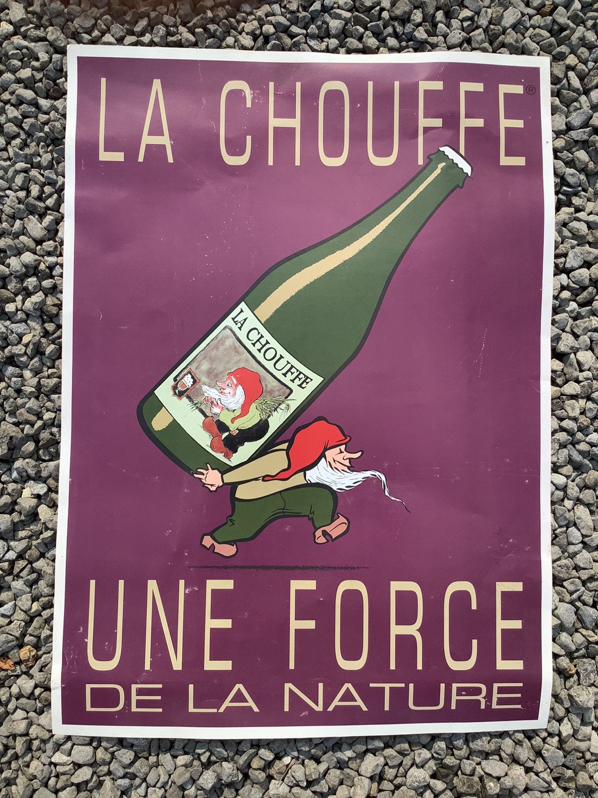 La Chouffe bierposter, Ophalen of Verzenden