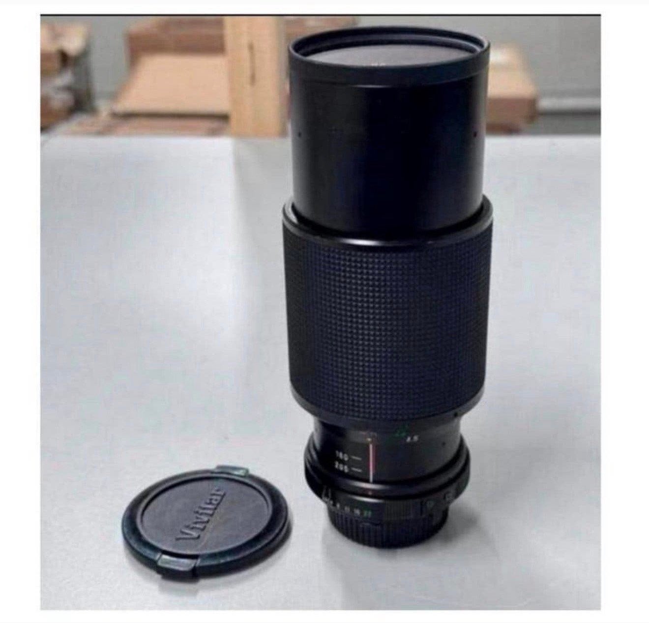 Vivitar 75-205mm f3.8 Macro focusing zoom canon-mount lens, Canon, Ophalen of Verzenden, Zo goed als nieuw, Zoom