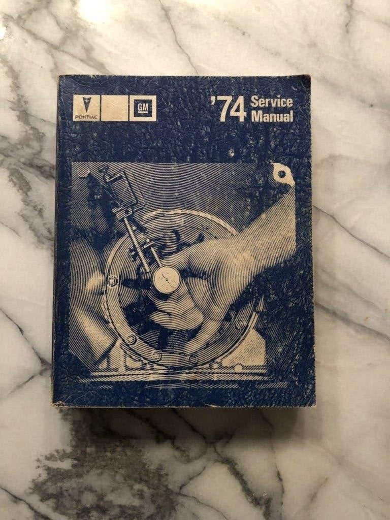 Originele 1974 GM Pontiac Shop Manual, Livres, Autos | Livres, Enlèvement ou Envoi