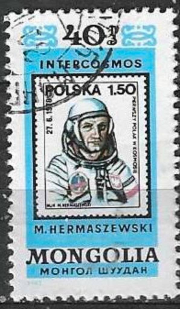 Mongolie 1980 - Yvert blok 68 GBL - Intercosmos (ST), Verzenden, Gestempeld