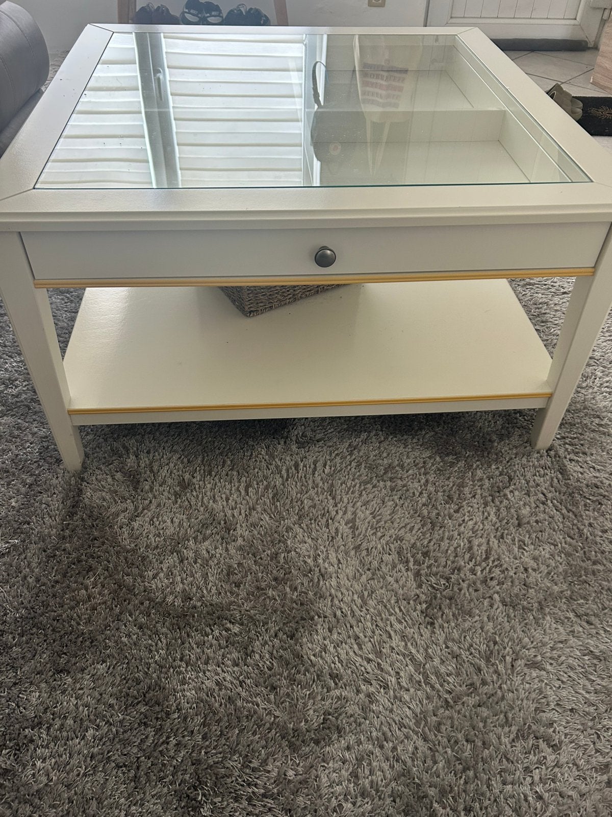 Table basse ikea liatorp, Ophalen, Zo goed als nieuw, Glas