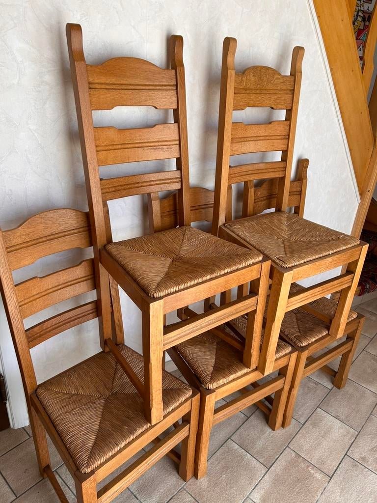 12 eiken stoelen, Antiek en Kunst, Ophalen