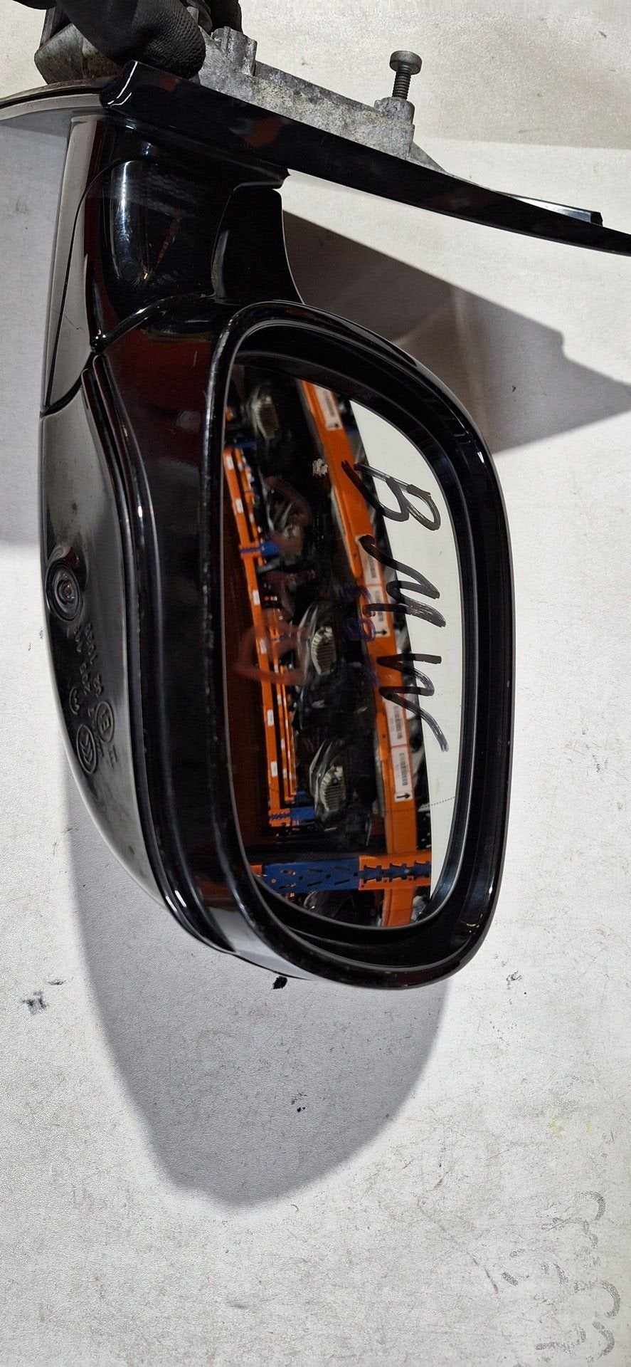 BMW 5-Serie (F10/F11 Pre-LCI) Buitenspiegel Rechts Hoogglans, Gebruikt, -, -, Ophalen of Verzenden