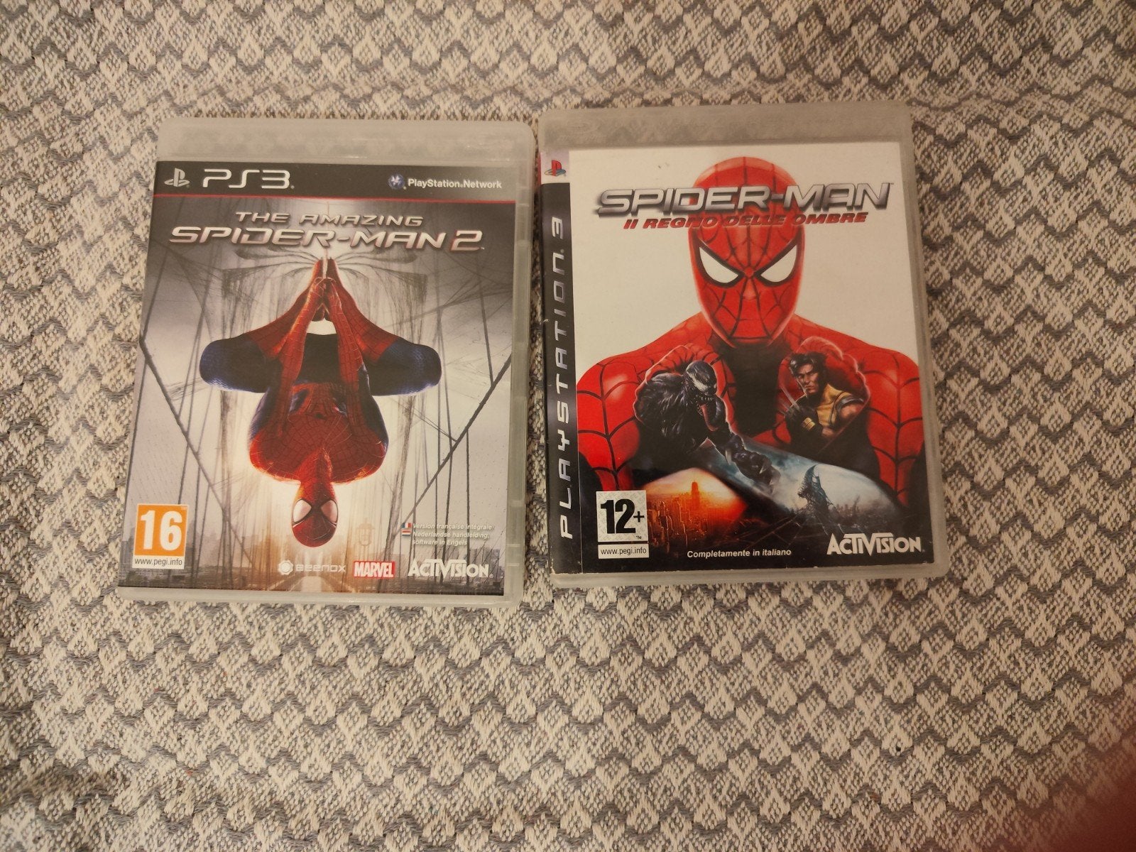 2 jeux Playstation 3 . spiderman, Enlèvement ou Envoi