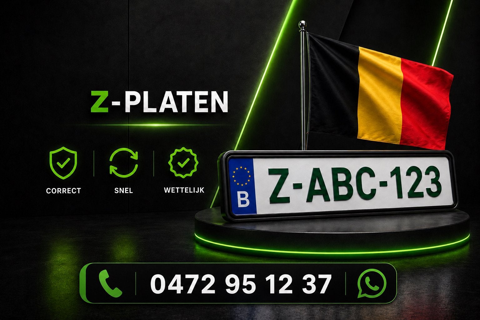 Z platen keuring voor verkoop, Enlèvement, Comme neuf