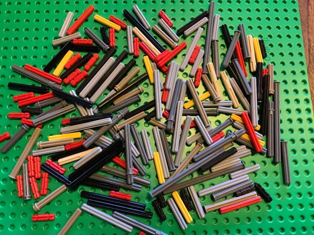 Lego Technic axles 185 stuks / 379-80-2, Lego, Ophalen of Verzenden, Zo goed als nieuw, Technic