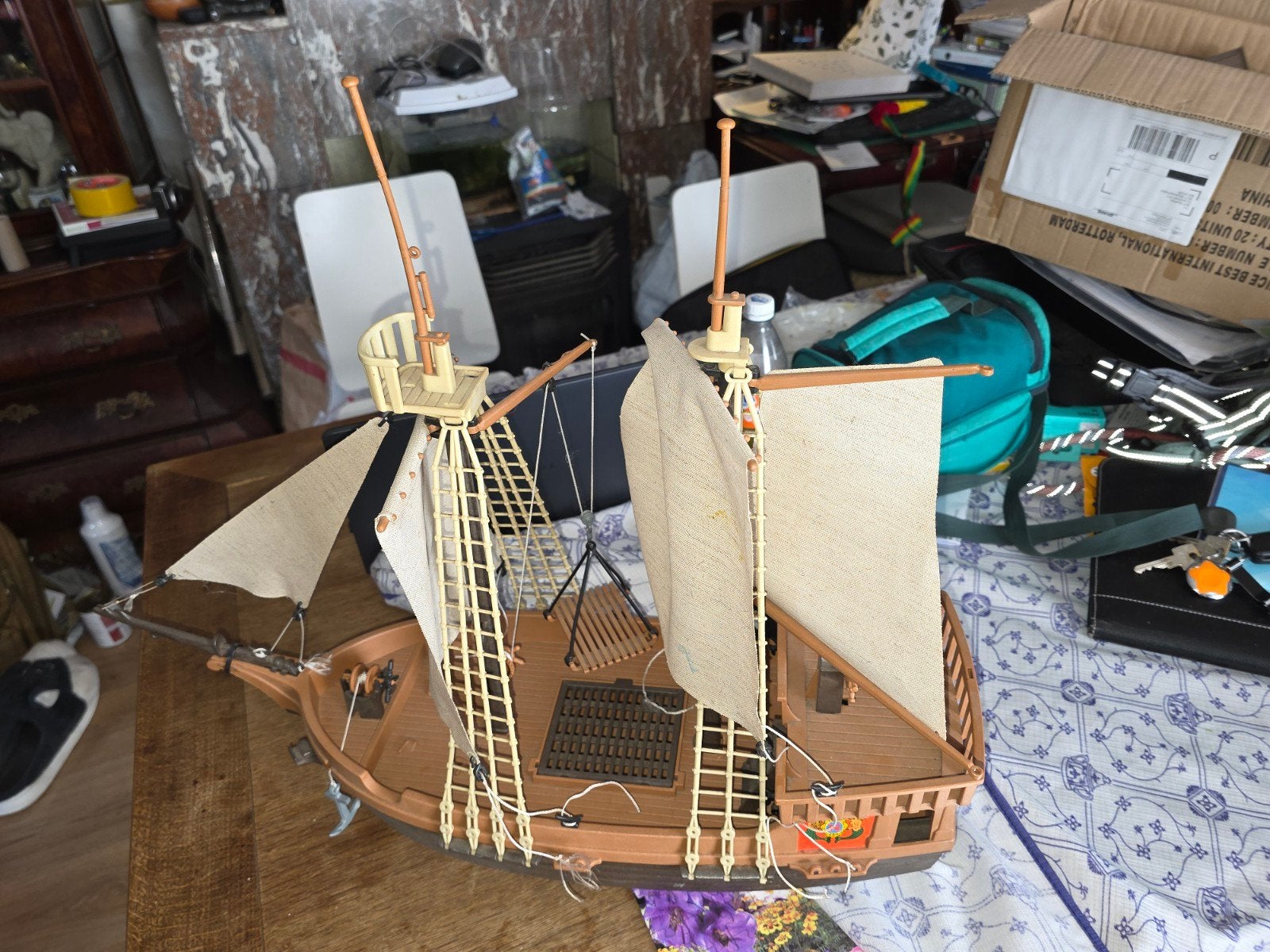 Vintage Groot lot playmobil veel kasteel pitaten en cowboy, Kinderen en Baby's, Speelgoed | Playmobil, Ophalen, Zo goed als nieuw