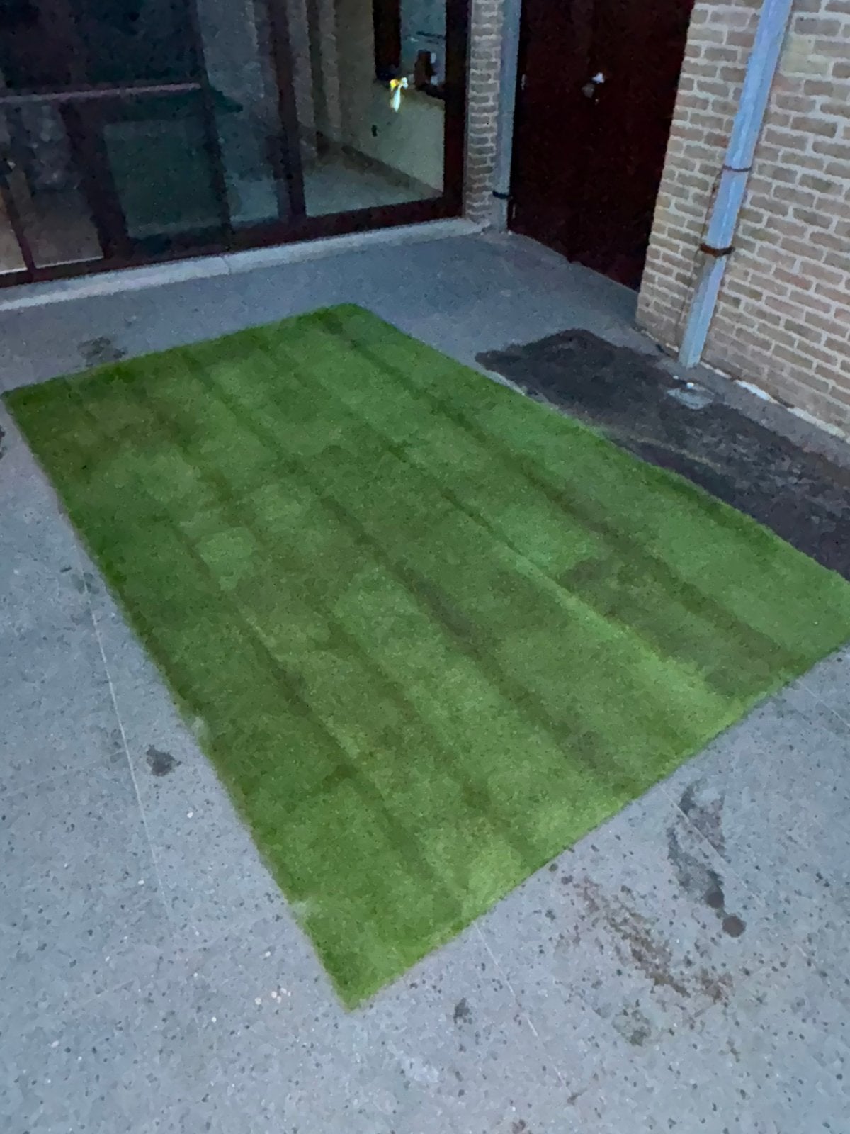 Kunstgras  3,2 m x 2 m, Tuin en Terras, Ophalen, Gebruikt, Minder dan 10 m², Kunstgras