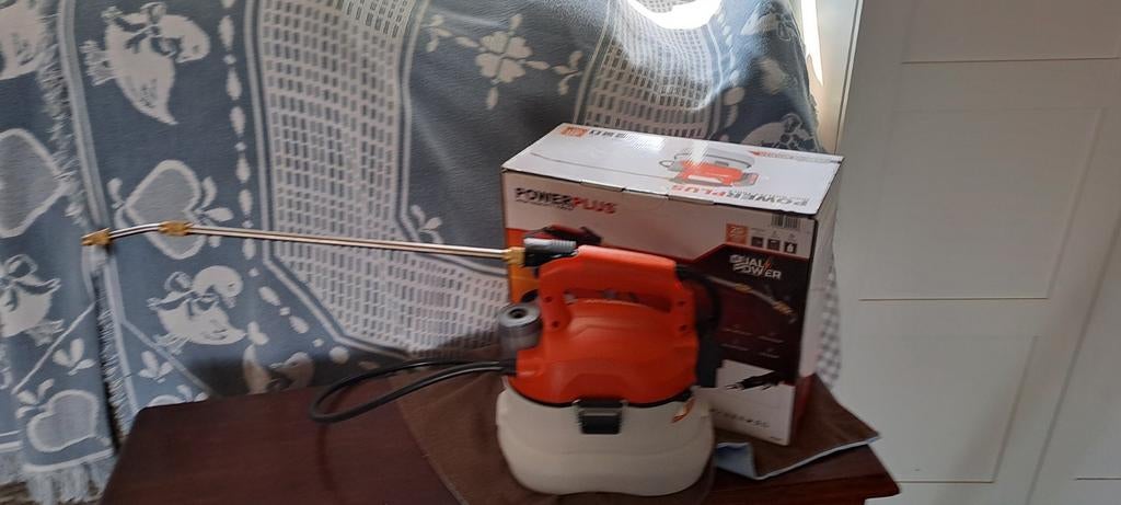 Druksproeier elektrisch (accu niet bijgeleverd), Tuin en Terras, Bladblazers, Ophalen, Accu