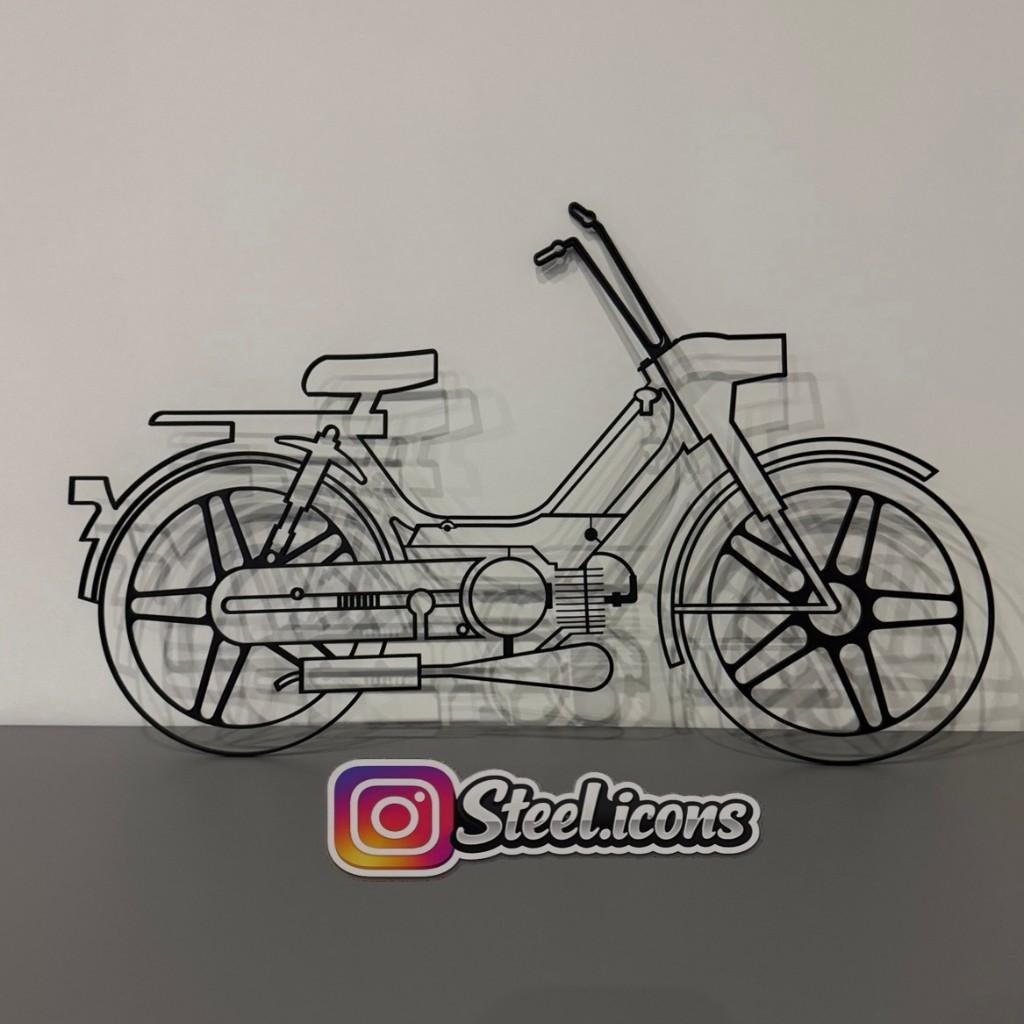 honda camino mancave steel wallart, Fietsen en Brommers, Ophalen of Verzenden, Nieuw, Overige typen