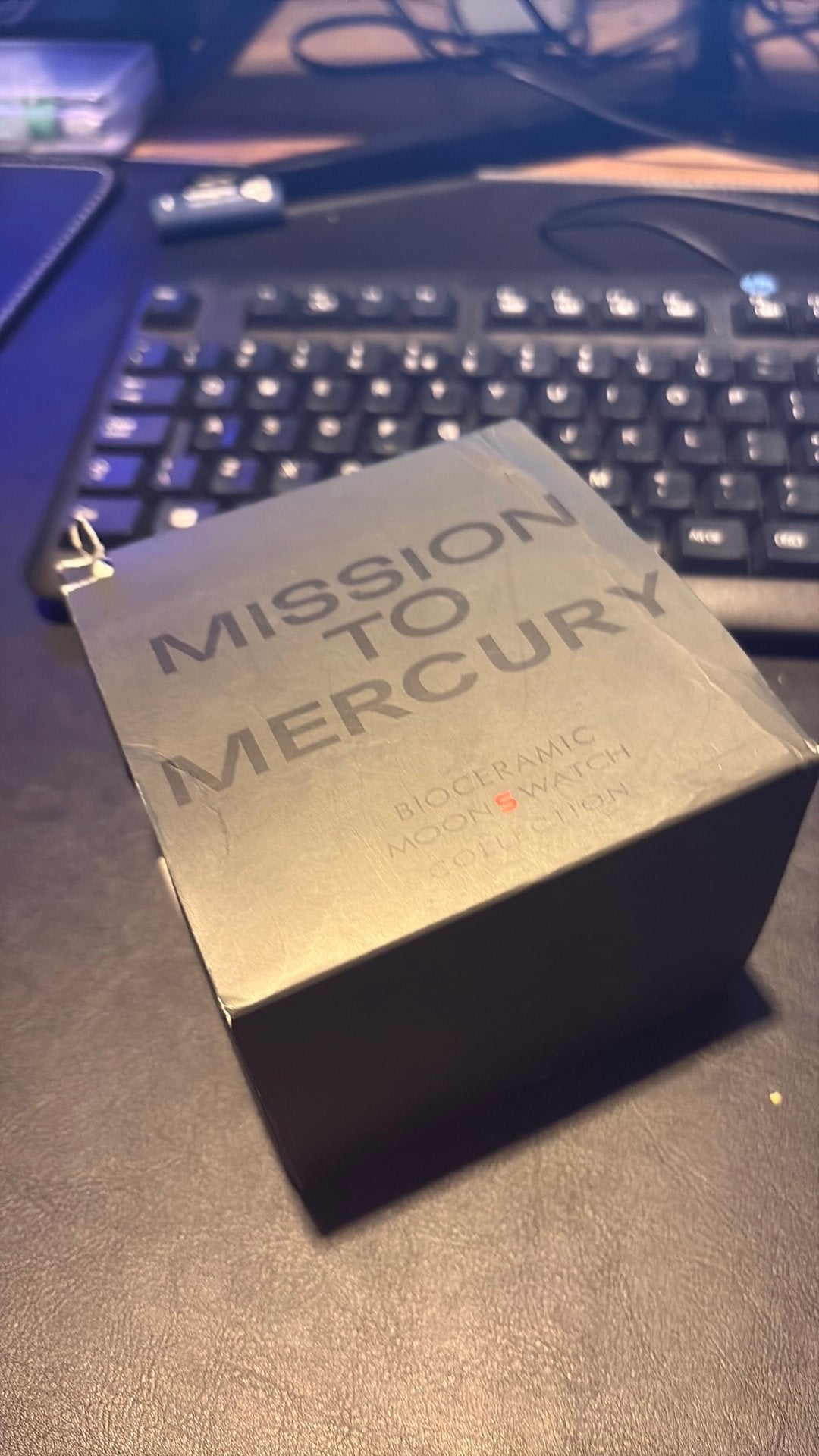 Swatch-Omega Mission te Mercury horloge, Kunststof, Polshorloge, Kunststof, Ophalen of Verzenden
