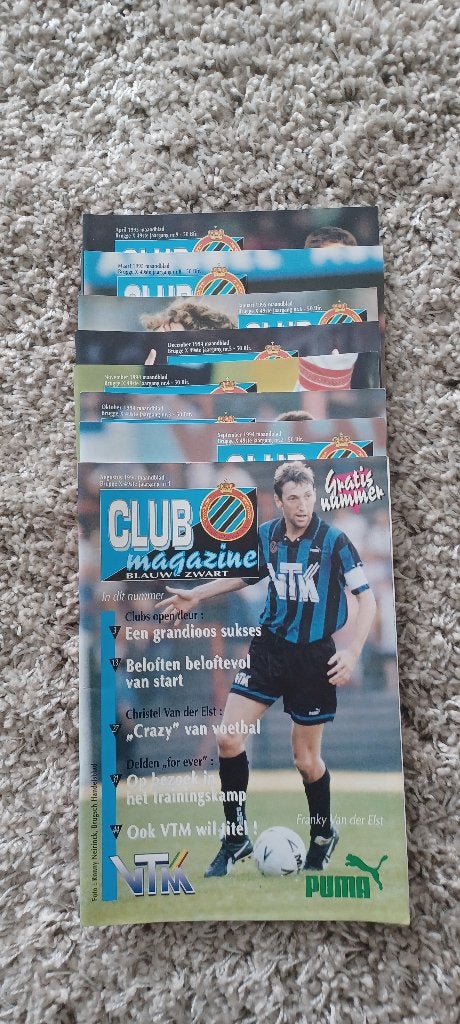 PROGRAMMABOEKJES CLUB BRUGGE, Ophalen of Verzenden, Zo goed als nieuw, Boek of Tijdschrift