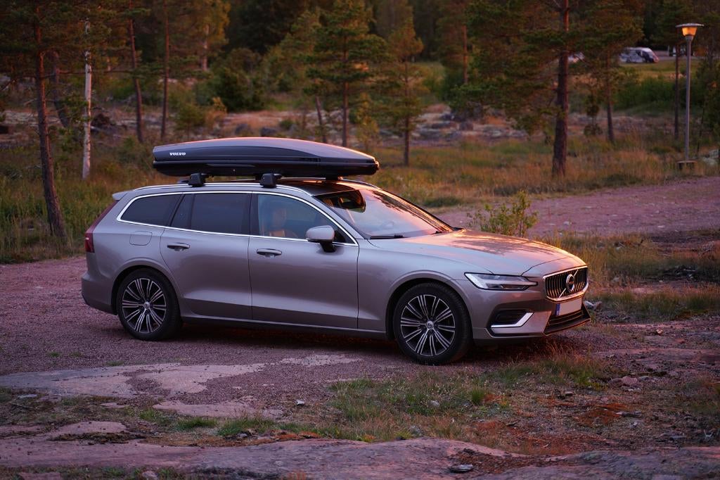 Coffre de toit Volvo space Design 520 (Thule), Auto diversen, Dakkoffers, Zo goed als nieuw, Ophalen