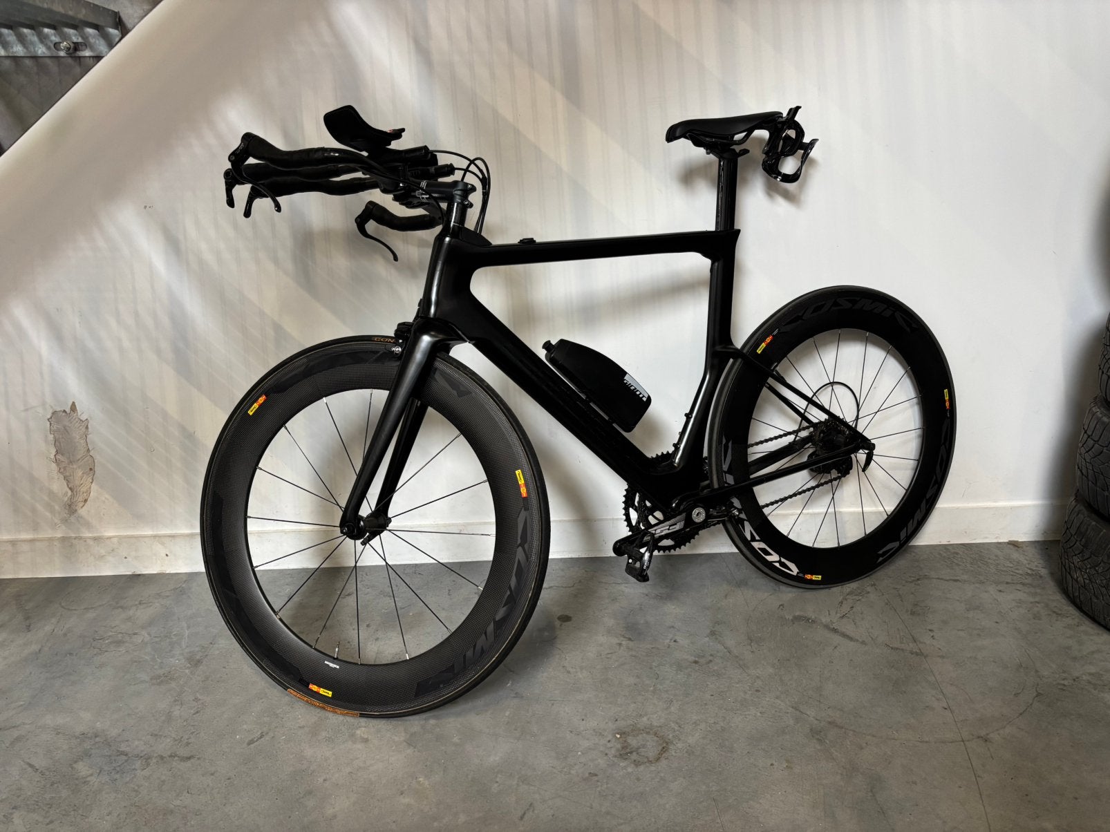 Canondale Slice Carbon 105 Triathlon carbonfiets, 28 inch, Velgrem, Zo goed als nieuw, Meer dan 20 versnellingen