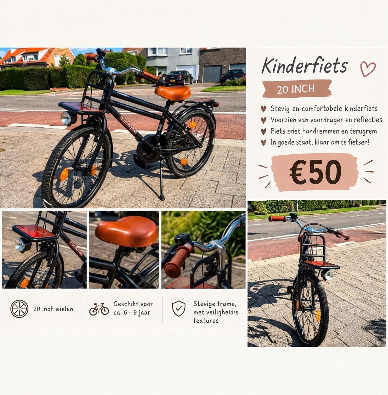 kinderfiets, Fietsen en Brommers, Ophalen