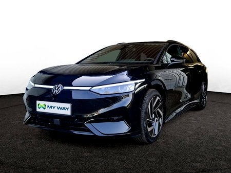 Volkswagen ID.7 Tourer Pro Business Sport 77 kWh 210 KW (286, Auto's, Automaat, Parkeersensor, Zwart, Elektrisch
