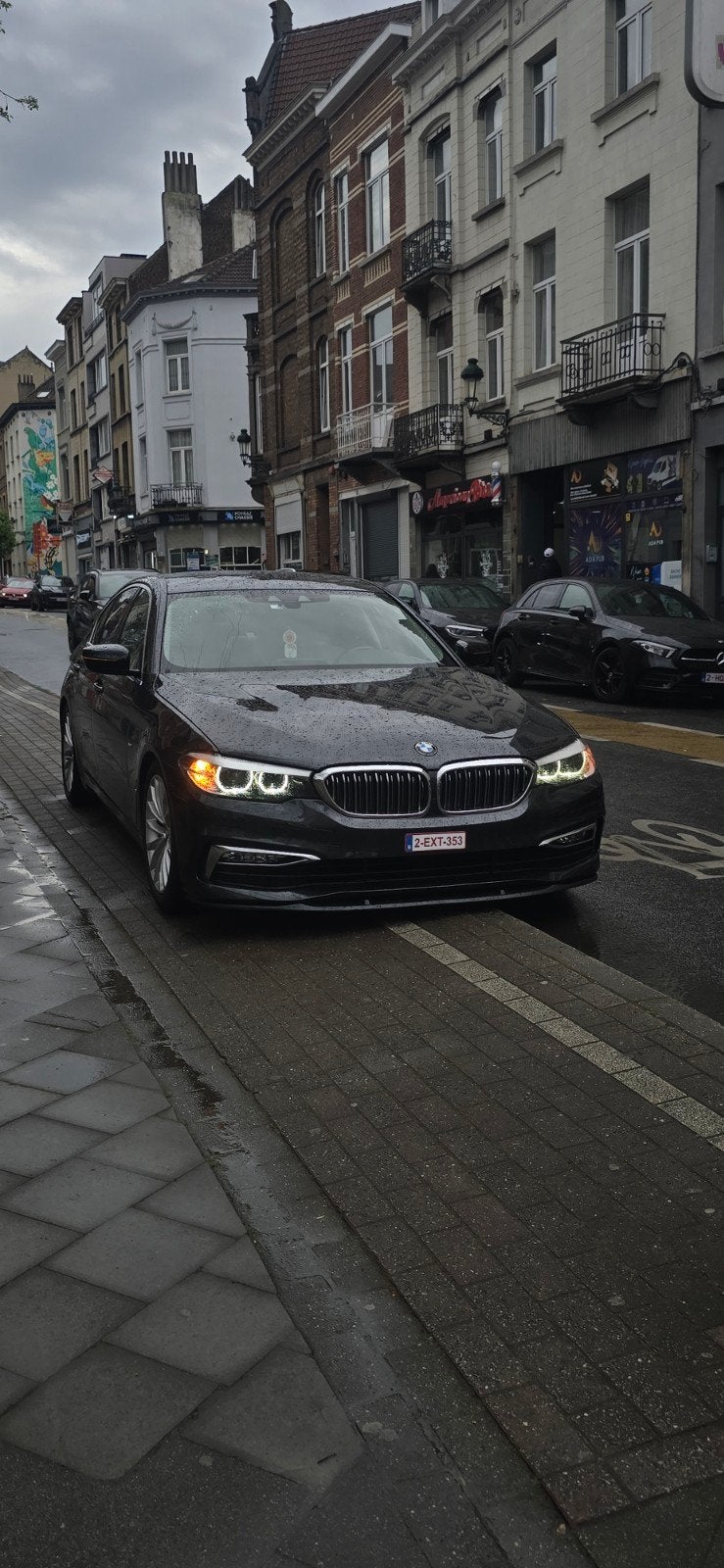 BMW G30 LUXURY LINE, Auto's, Automaat, Wit, Leder, Bedrijf