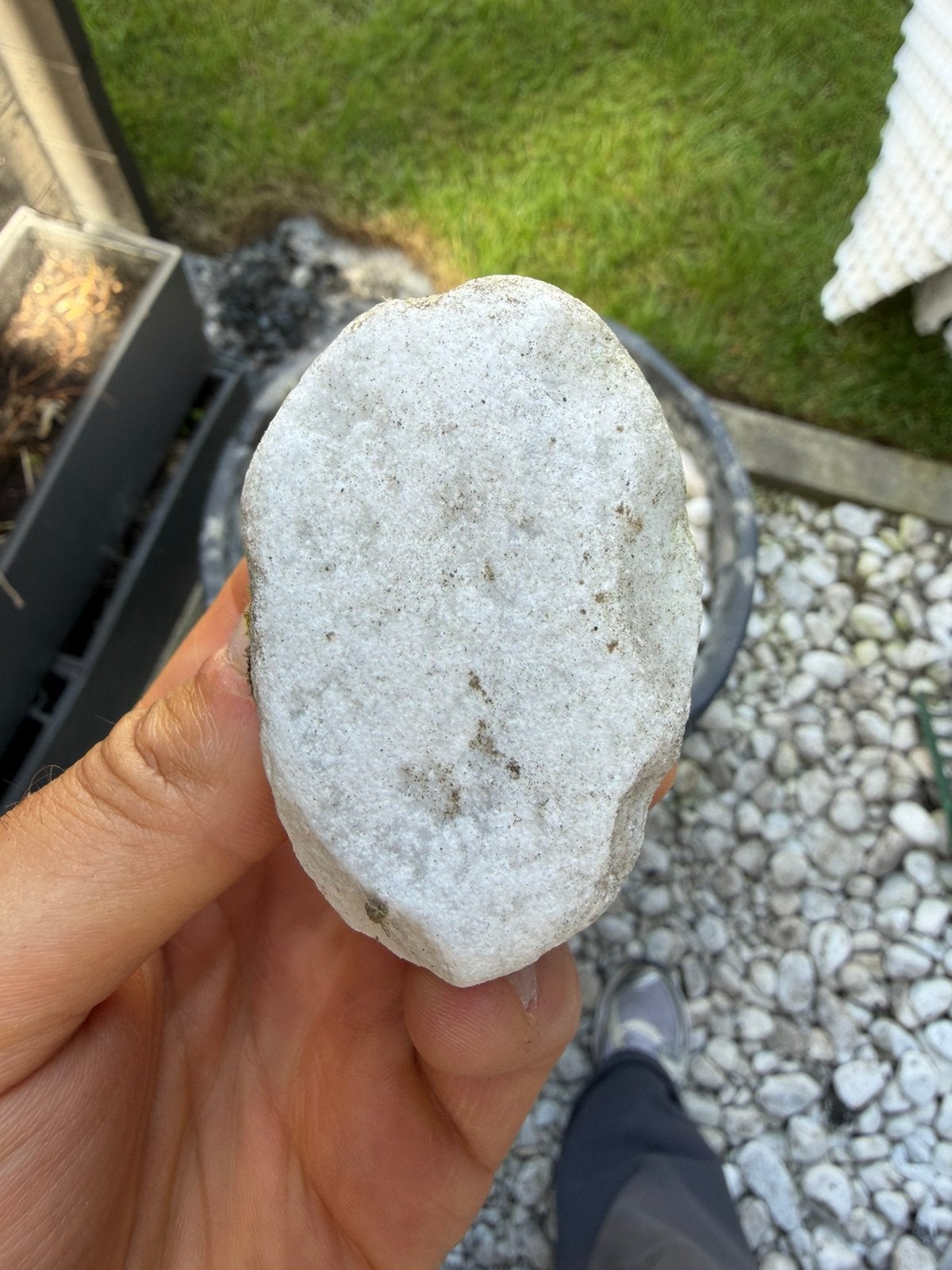 Carrara stenen medium groot, Tuin en Terras, Grind, Keien en Split, Ophalen, Zo goed als nieuw