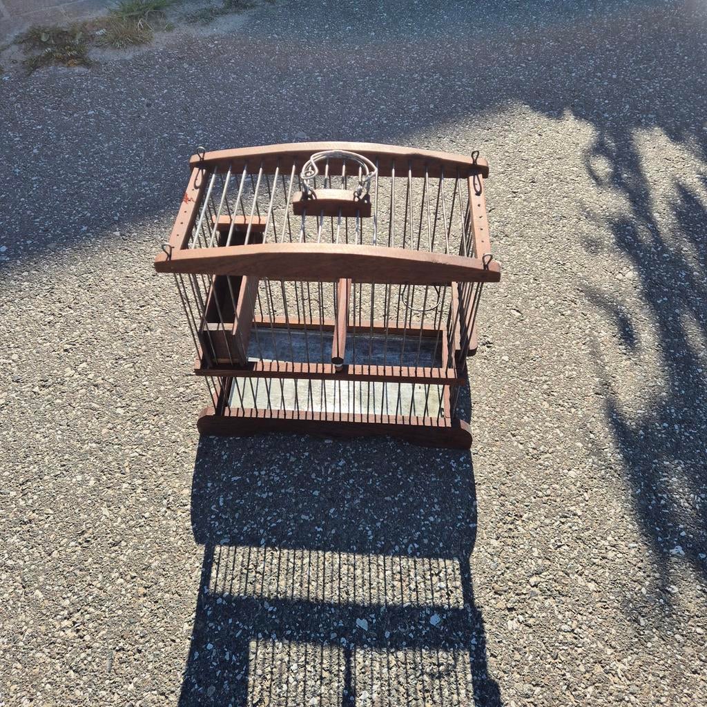 Petite cage à oiseaux fabriquée à la main, Animaux & Accessoires, Enlèvement ou Envoi, Bois