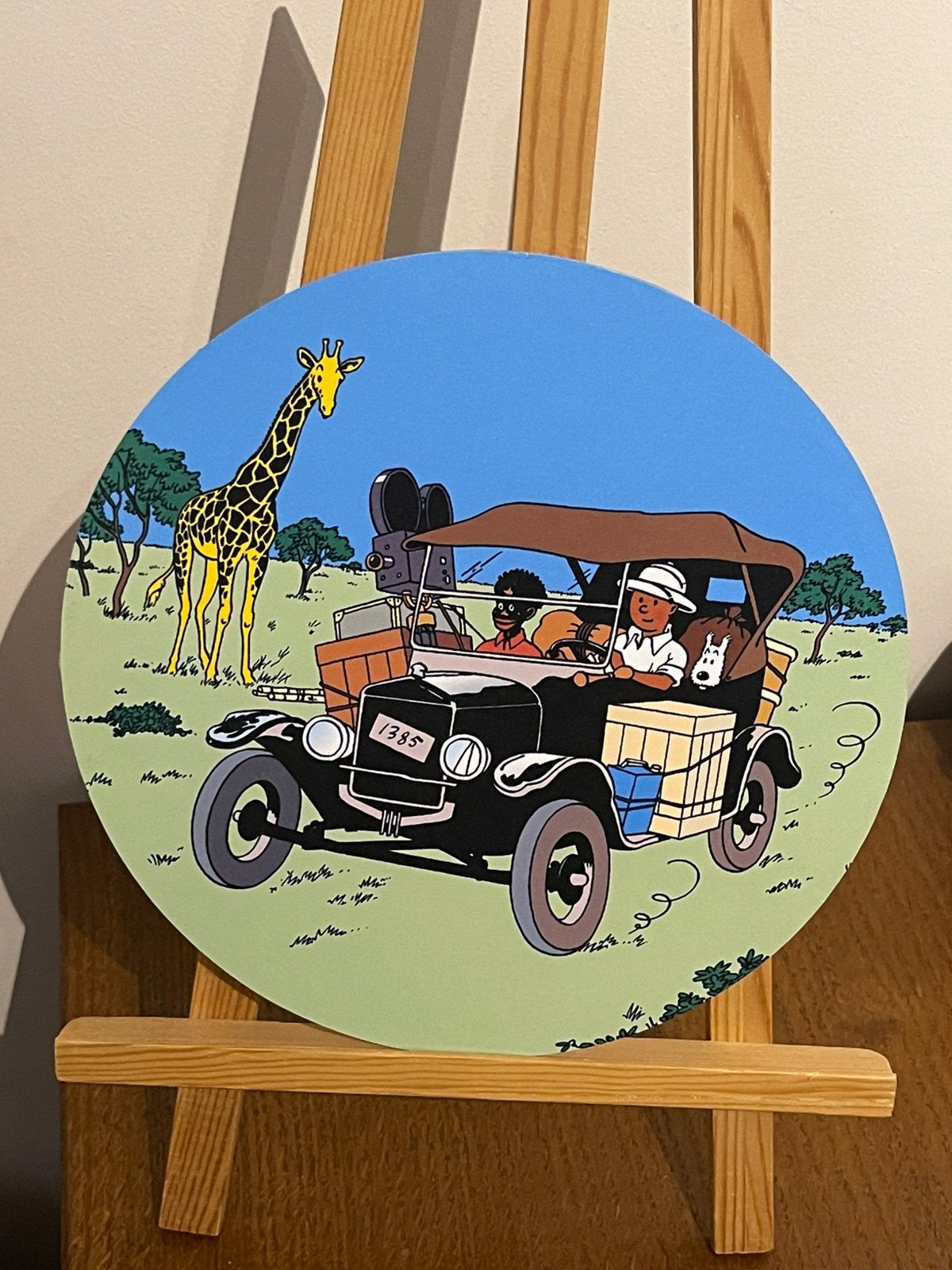 Tintin Kuifje Tim : portrait à suspendre (grand format A002), Enlèvement ou Envoi, Tintin, Comme neuf, Autres types