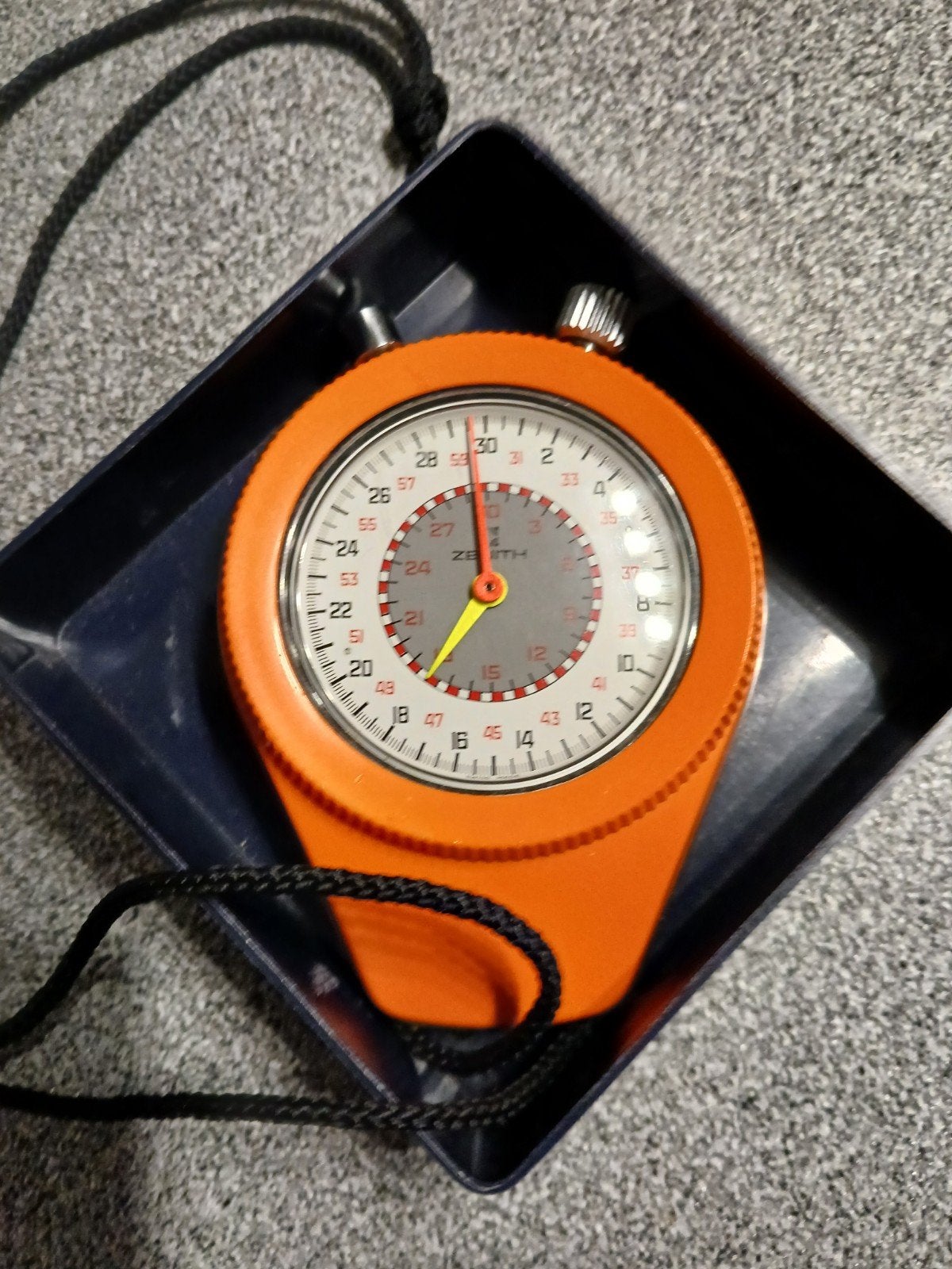 Chronometer, Elektronische apparatuur, Ophalen