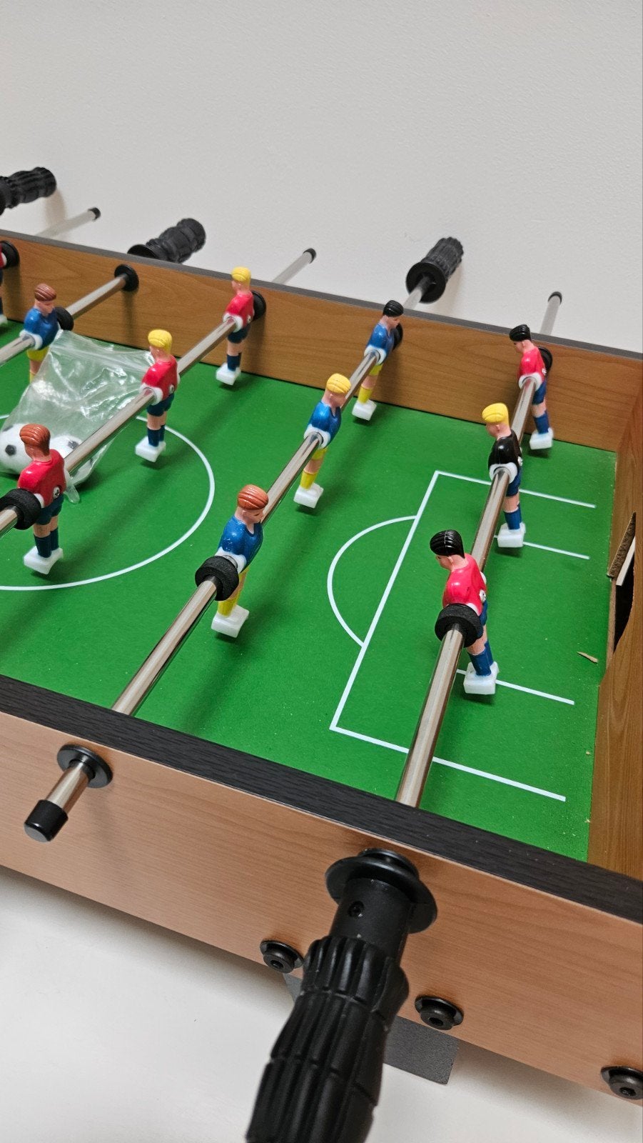 Mini tafelvoetbalspel, Ophalen, Zo goed als nieuw